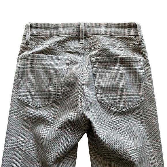 Frame Pants Womens Size 26 Le Crop Mini Boot Glen Plaid Gray - Picture 9 of 15